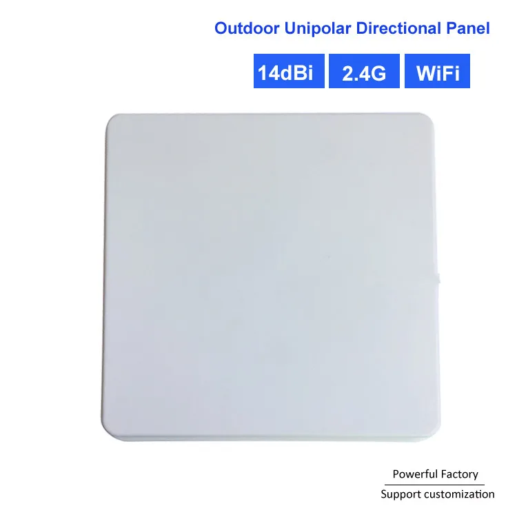 2.4G WIFI Outdoor Panel Antenna 14dBi Single Polarization Directional Plane Wall Mount N Female 1 Piece