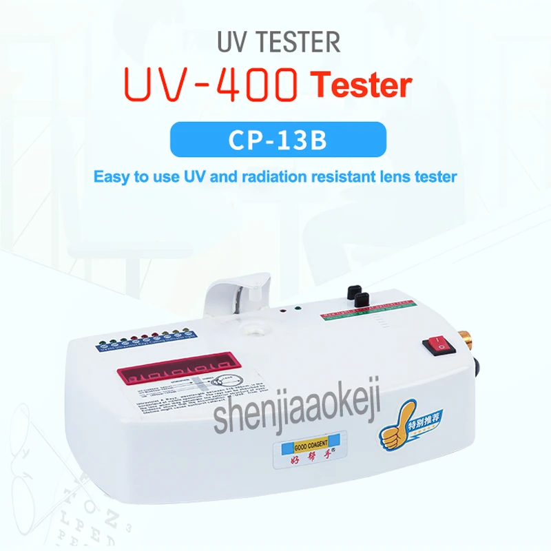 Optical Lens Anti-radiation Ultraviolet Ray Tester  UV400 Radiation measurer Glasses equipment CP-13B Multi-function UV tester