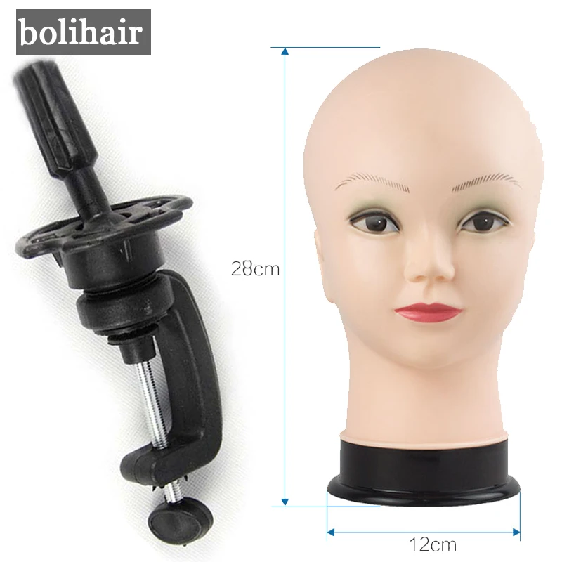 Factory Wholesale Soft PVC Realistic Mannequin Head for Wigs Hat Training Head for Eyelash