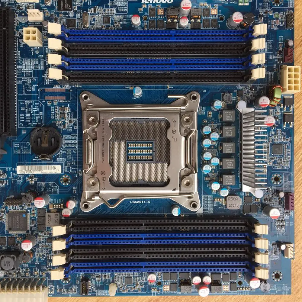 Für Lenovo S30 motherboard, C602 chipsatz, 8 slots DDR3, buchse 2011, FRU 03T842 0 100% test verschiffen