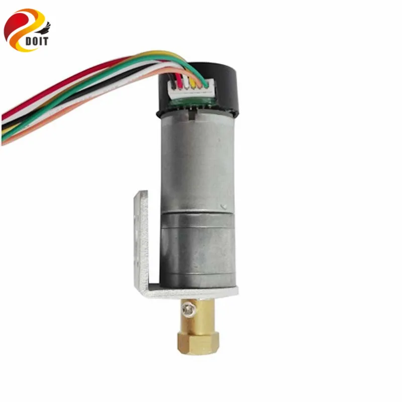 Juego completo de Motor de 25mm que incluye soporte + acoplamientos de latón + tornillos para chasis de tanque de Robot DIY RC Toy Part