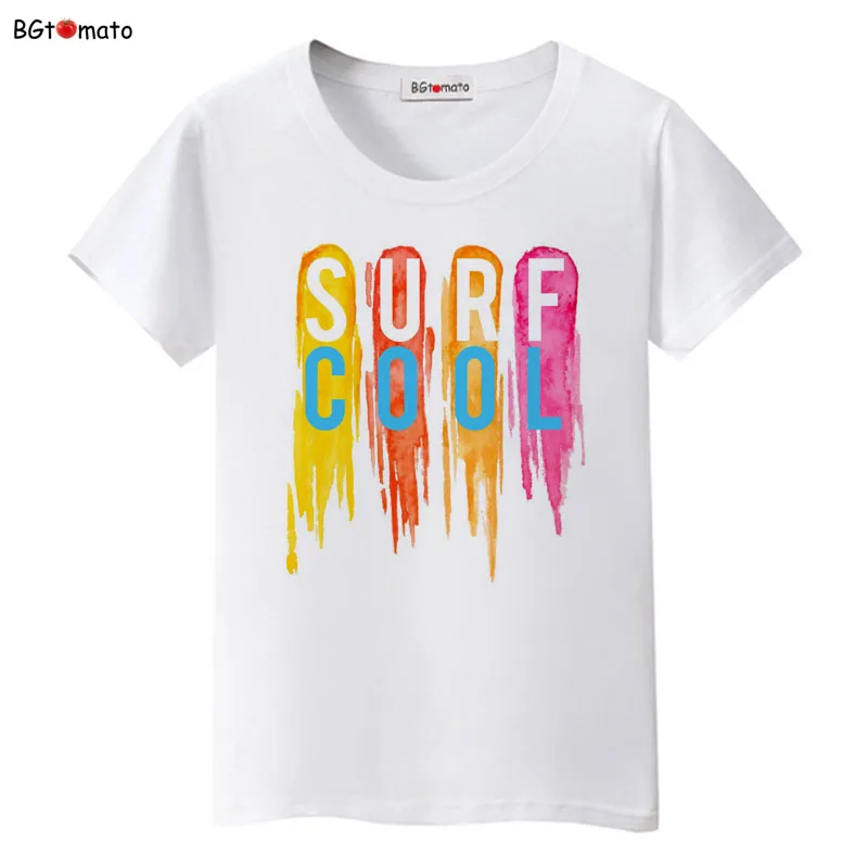 

New Arrivals T-Shirt Women SURE COOL tops tees fashion Printed shirt femme good quality casual tshirt