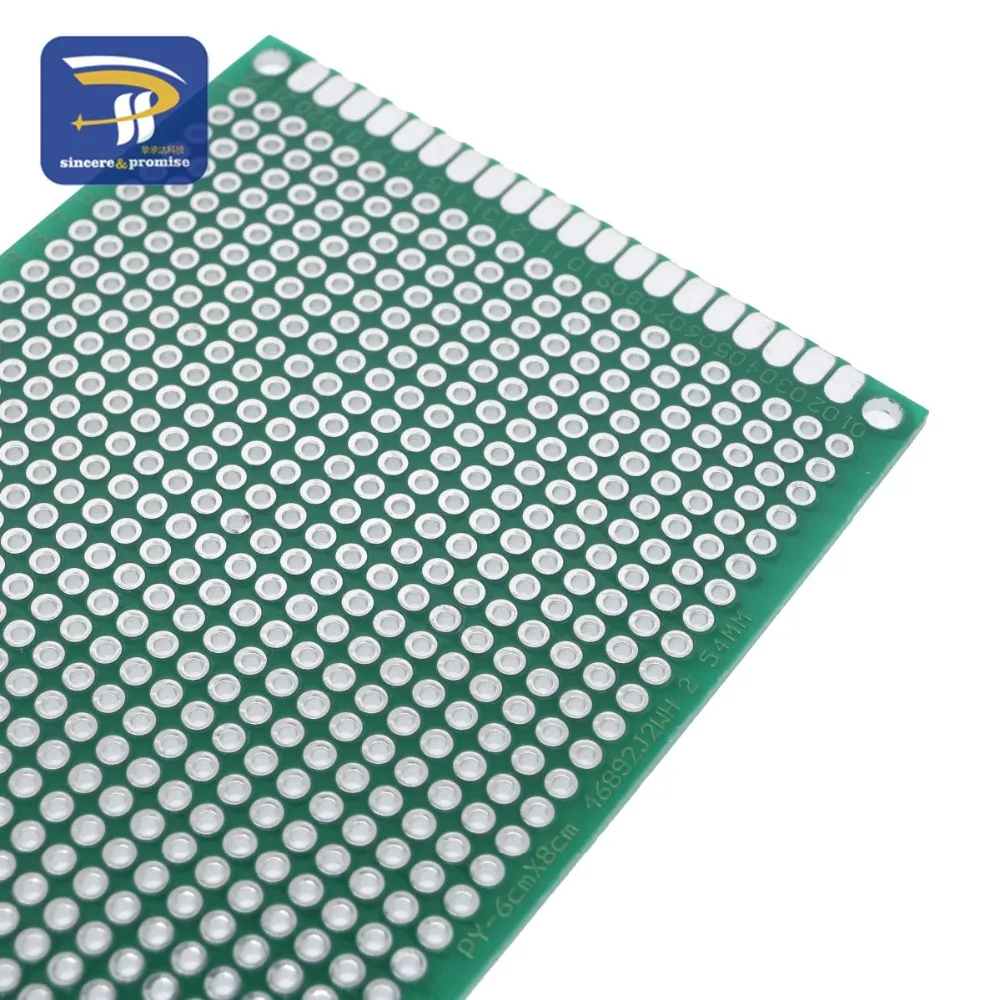 6X8 cm Double Side Copper Prototype PCB 6*8 cm Universal Board for Arduino