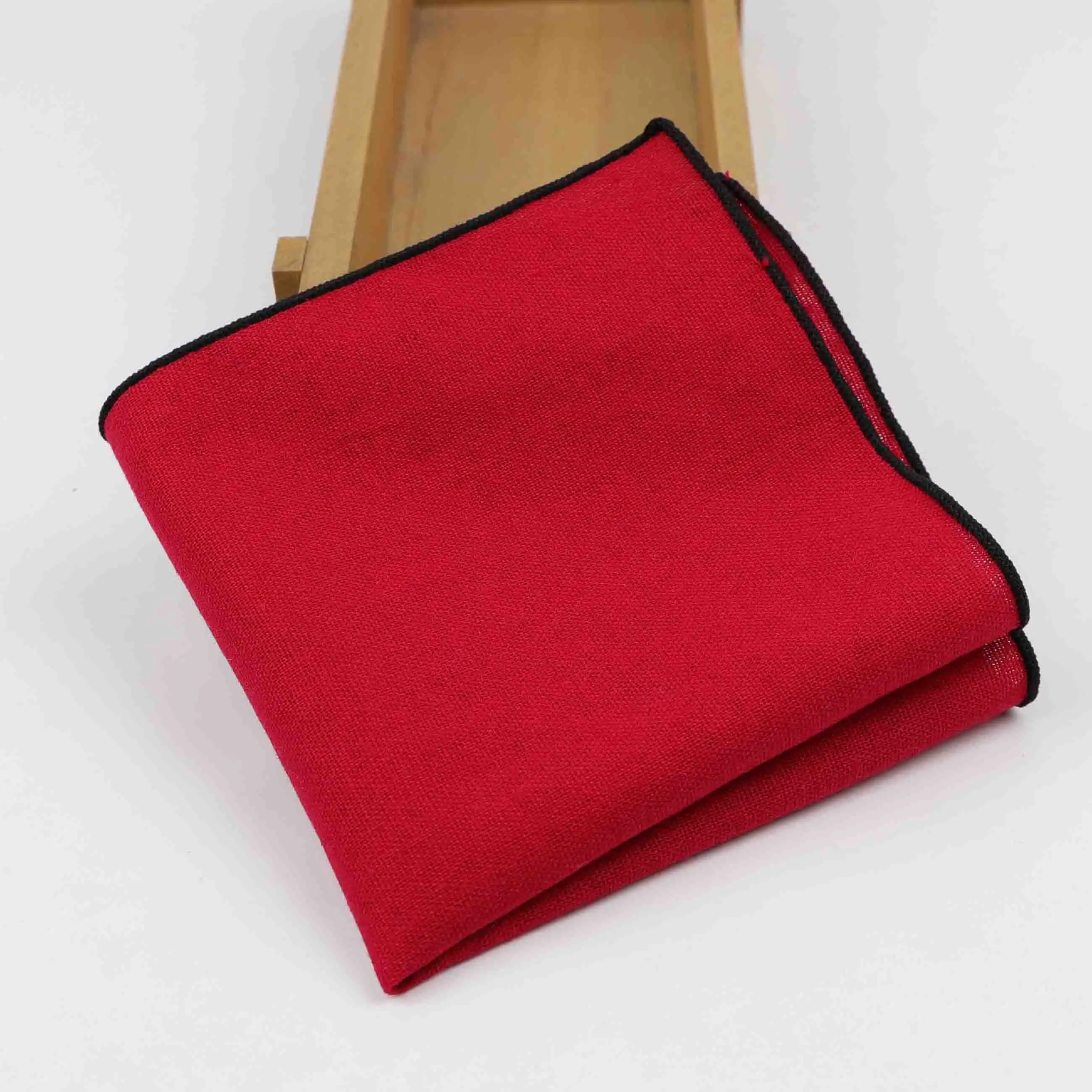 Men's Solid Cotton Handkerchiefs Pocket Square