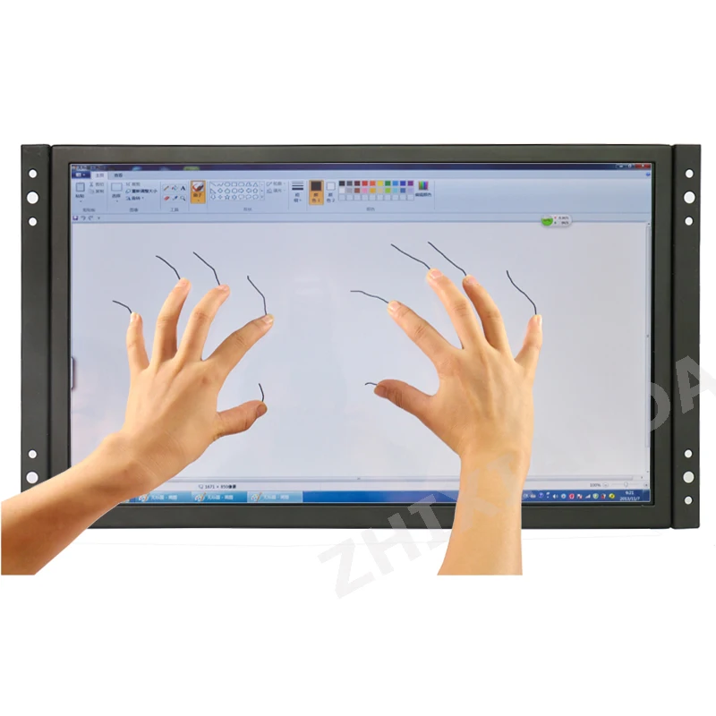 

ZHIXIANDA GC1116 11.6 Inch High Resolution 1920*1080 Open Frame Capacitive Touch Monitor With VGA/HDMI/USB Sperkers