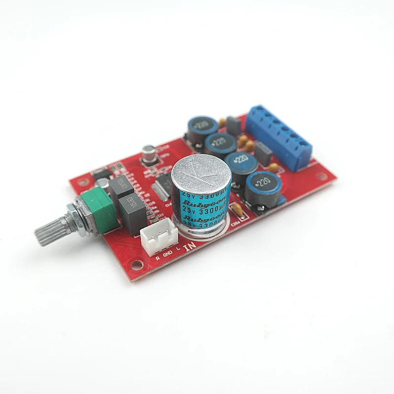 Amplificateur de puissance numérique DC12-24V, 25W + 25W, avec réglage du volume