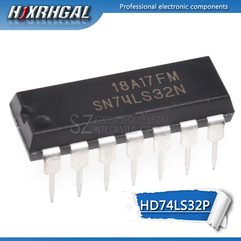 10pcs HD74LS32P DIP14 HD74LS32 DIP SN74LS32N 74LS32 7432