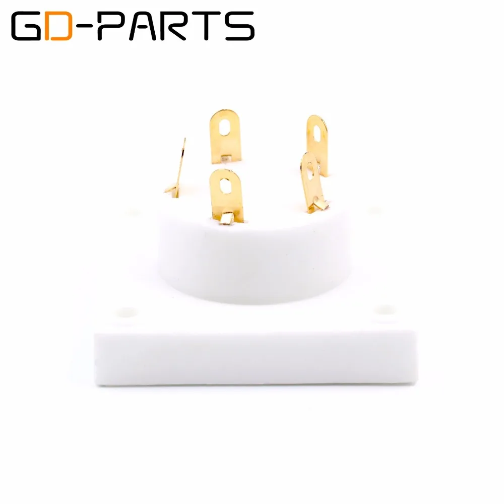 GD-PARTS 5pin Tube Socket For Aa Ba Be Cd Ce Da P5Gi Chassis Mount Hifi Audio Vintage Tube AMP DIY