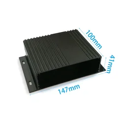 Aluminum enclosure Instrument shell electric project box DIY 147X41X100mm NEW wall-mounting