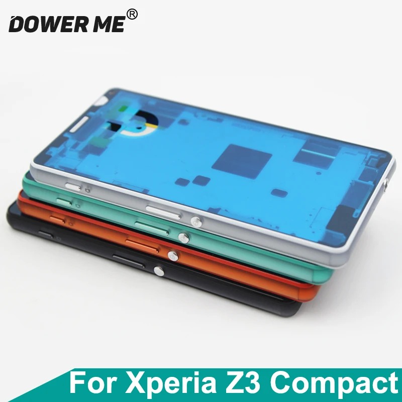 Dower Me Housing Cover Bezel Bracket Front Plate Middle Frame For Sony Xperia Z3 Compact Z3mini Z3C M55W D5803 D5833