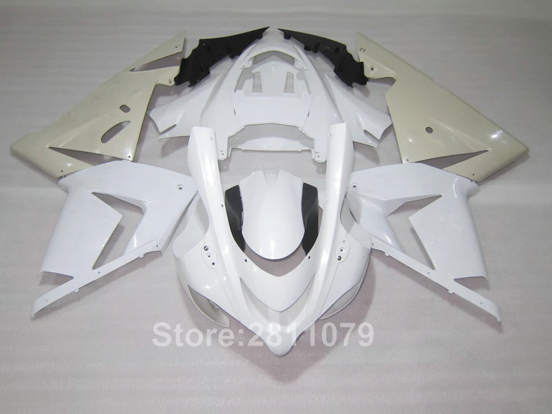 

Fairing kit for Kawasaki Ninja ZX10R 04 05 white black fairings set ZX10R 2004 2005 GY04