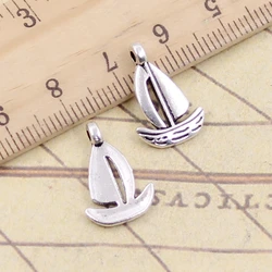 20pcs Charms Ship Boat 18x12mm Tibetan Silver Color Pendants Antique Jewelry Making DIY Handmade Craft