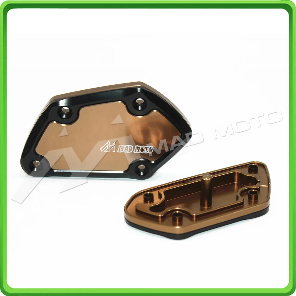 CNC Front Clutch & Brake reservoir cover set For 2013 2014 2015 BMW R1200GS R1200 GSA ADV Adventure Water-Cooled Titanium color