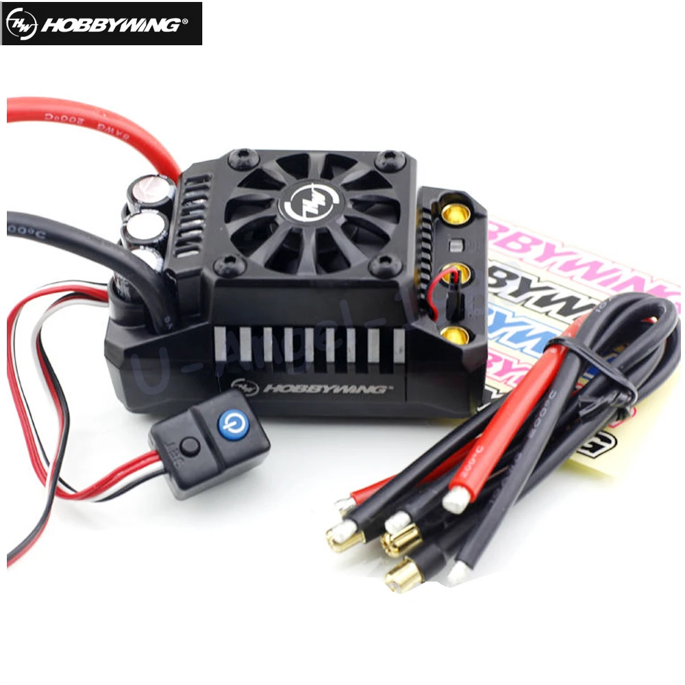 Hobbywing 56113SL 800KV sensorless brushless 4-pole motoros vel ezrun MAX5 V3 200A brushless Vízálló ESC Kis dzsesszegyüttes számára 1/5 RC autók