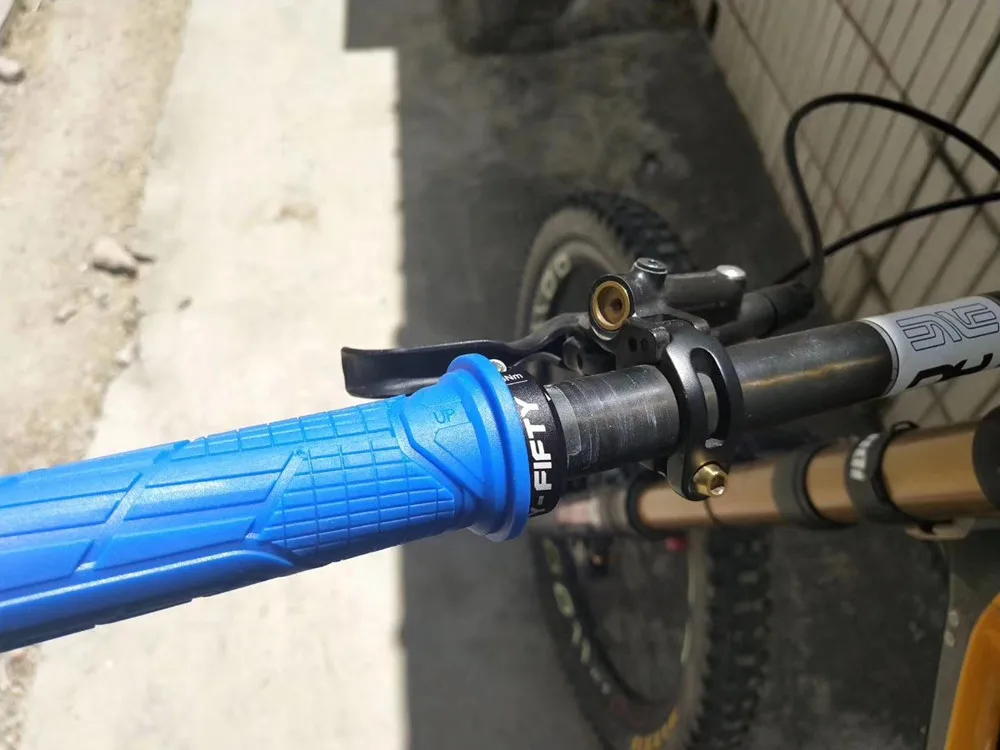 FIFTY-FIFTY MTB Fahrrad Griffe Anti-Skid Gummi Verbindung Bike Lenker Griffe Lock-on Mountainbike Griff bar Griffe – Detail 10