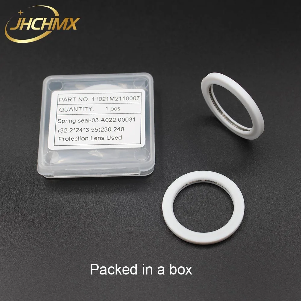 JHCHMX Original Raytools Spring Seal 32.2*24*3.55mm Seal Ring for Protection Lens Used on BT240 BT230 Raytools Fiber Laser Head