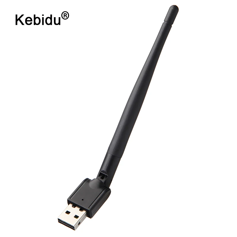 

kebidu Mini WiFi USB Network Card MT7601 150M Wireless Wifi Receiver External USB2.0 Wi-Fi Antenna LAN Adapter Dongle wholesale