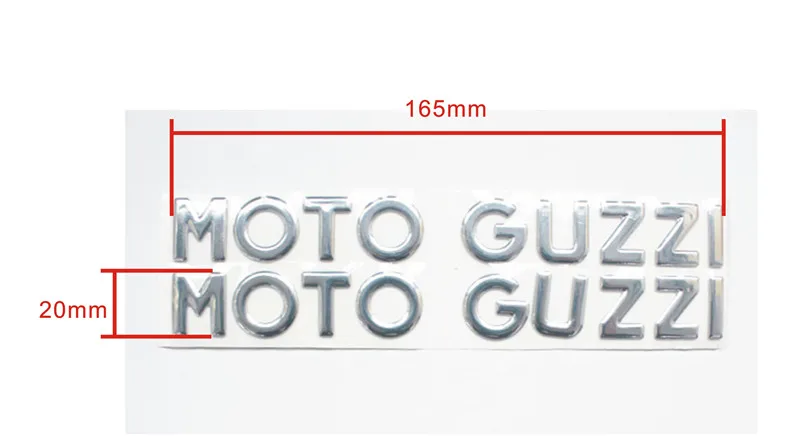 3D Moto Guzzi Stiker Stiker Emas Warna Perak Sepeda Motor MOTO Sepeda Tahan Air 3D Decals Stiker