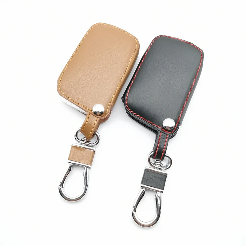 Genuine Leather Key Fob Case Cover For Lexus IS250 ES240 ES350 RX270 RX350 RX300 4 Buttons Remote Control Keyless Holder