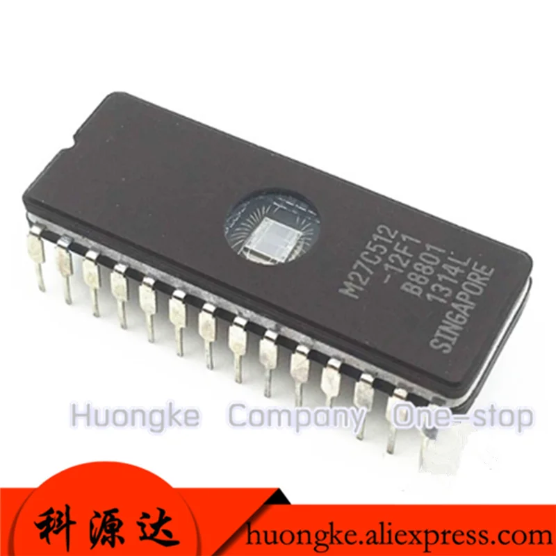 1pcs M27C512 m27c512-10f1 m27c512-12f1 m27c512-15f1 CDIP-28  W27C512-45 W27C512-45Z 27C512 DIP-28 M27C512-90B1 EPROM IC