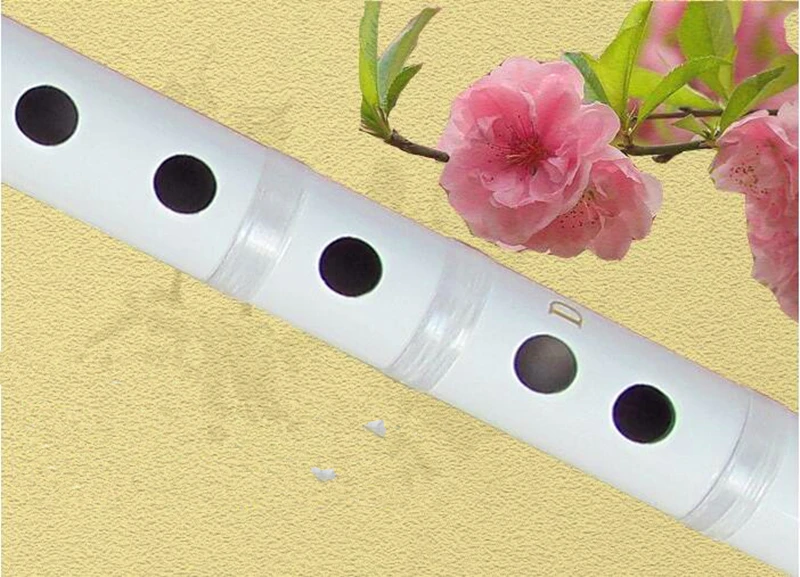 Chinese Flute Dizi C D E F G Key White Color Flute Open Hole Musical Instruments Flauta Transverse Flute Handmade Chinese Flute