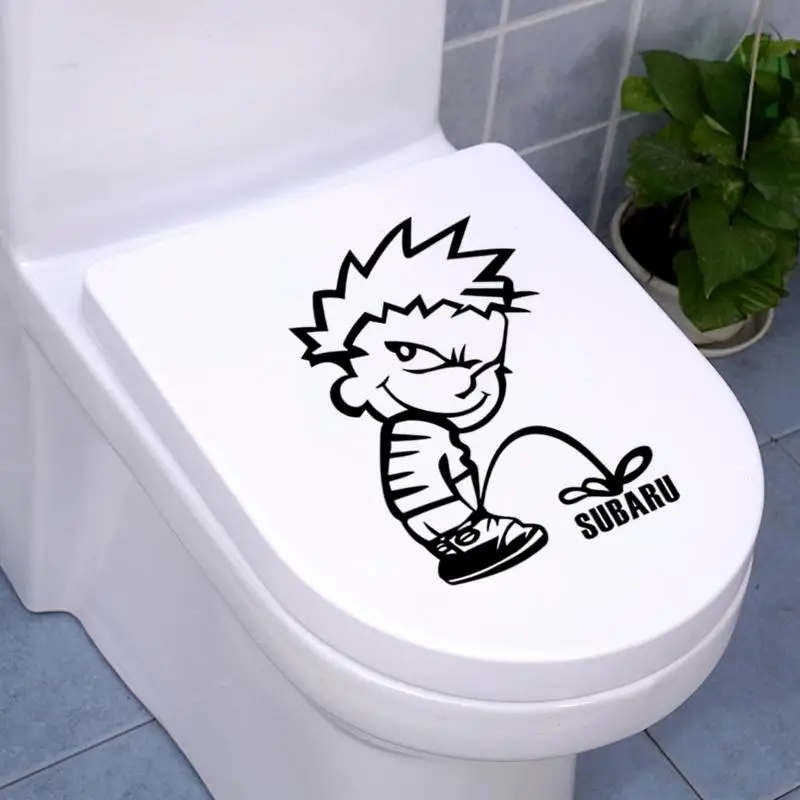 Waterproof Toilet Stickers Bathroom Decoration Wall Decal Decoration Diy Vinyl Art Creative Home Decor Posters