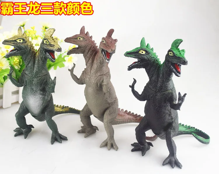 3pcs/set 25cm Simulation Dinosaur Toy Plastic Jurassic Play Two heads Dinosaur Model Action & Figures Best Gift for Boys