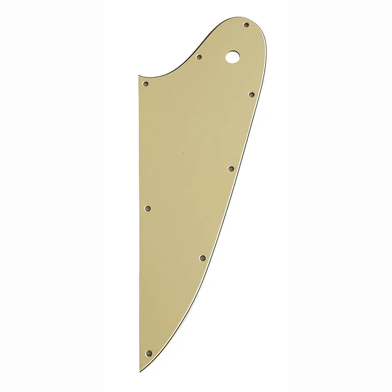 

Pleroo Custom Guitar Parts - For Firebird Guitar pickguard Scratch Plate , 3 Ply Cream Yellow