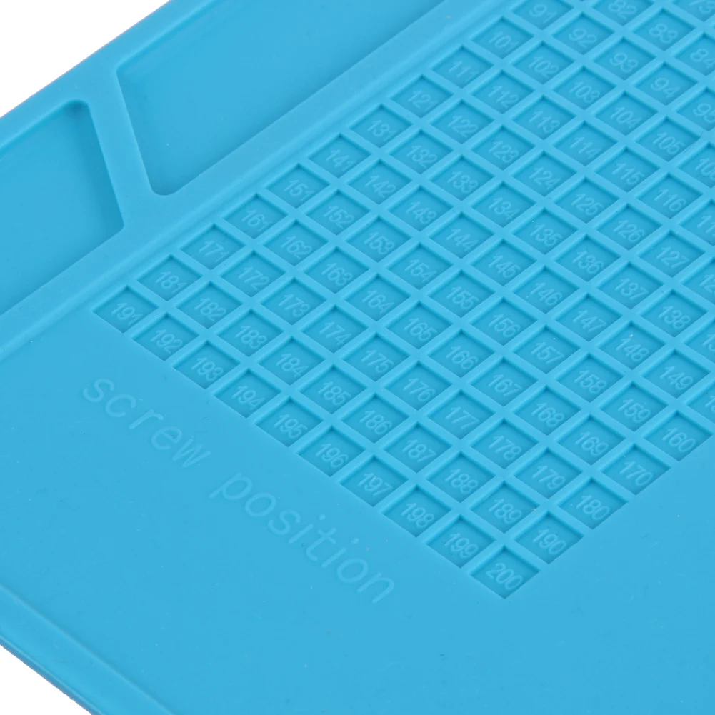 1Pc 35x25cm Heat Insulation Silicone Mat High Temperature Maintenance BGA Workbench