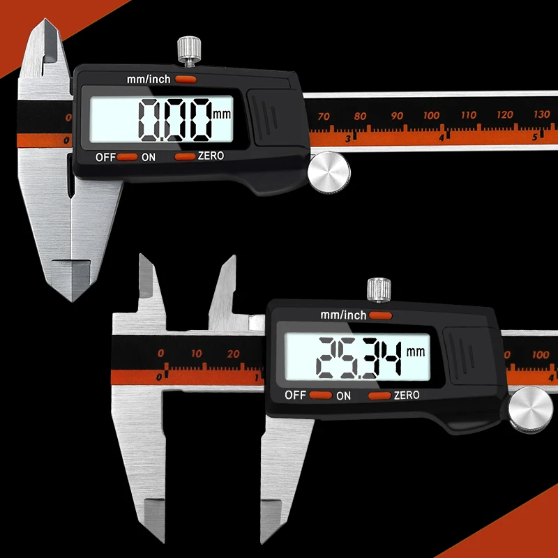 6-Inch 0-150mm digital calipers Stainless Steel Electronic Digital Vernier Caliper Metal Micrometer Measuring tool