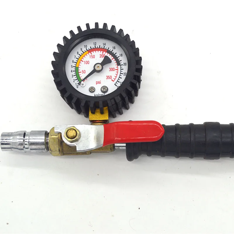 NEW 1PCS Tire pressure gauge for rapid inflatable pressure testing with switch