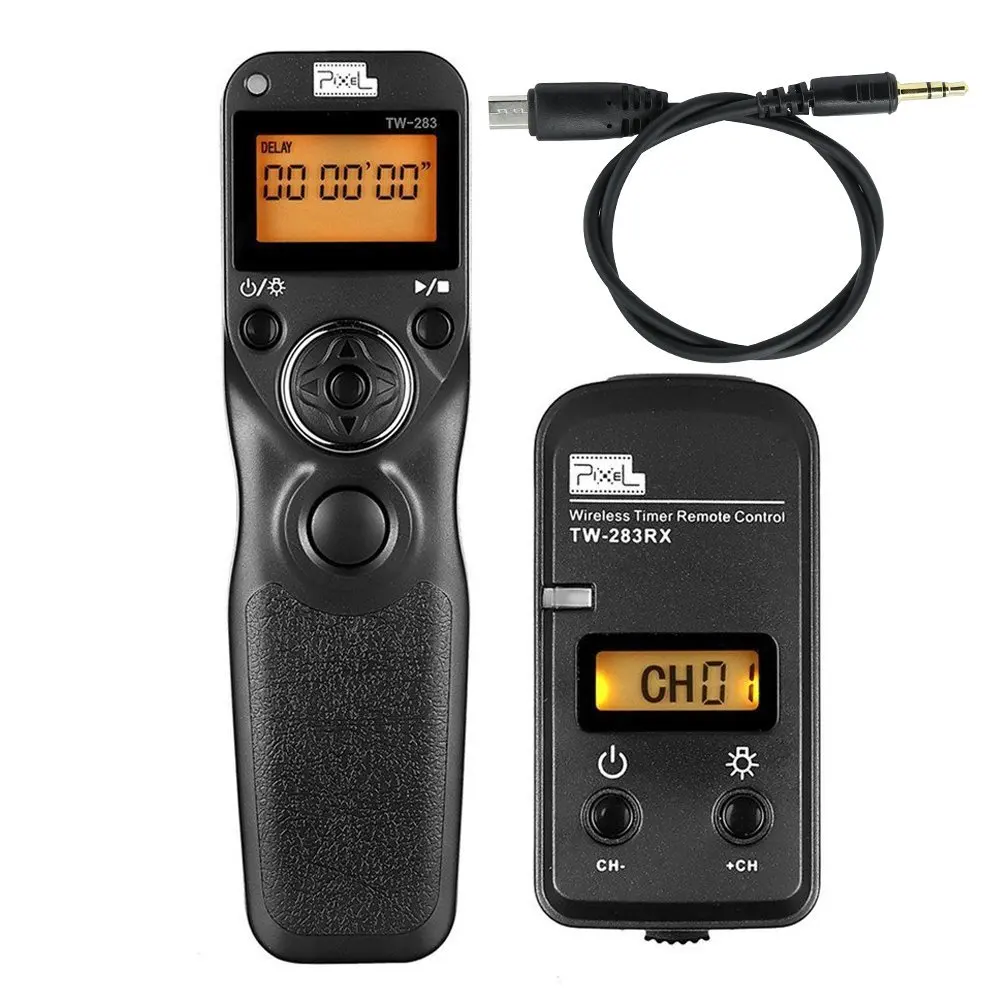 

Pixel TW-283 S2 Wireless Timer Shutter Release Remote Control For Sony A58 A7 A7R A7II A7RII A75 A6300 A6000 A3000 HX300 RX100II