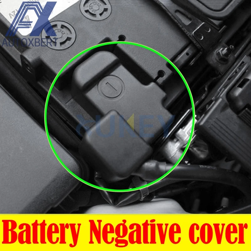 AX For Hyundai Elantra Avante AD 2016 2017 2018 ABS Engine Battery Anode Negative Cable Terminal Lid Cover Stickers Accessories