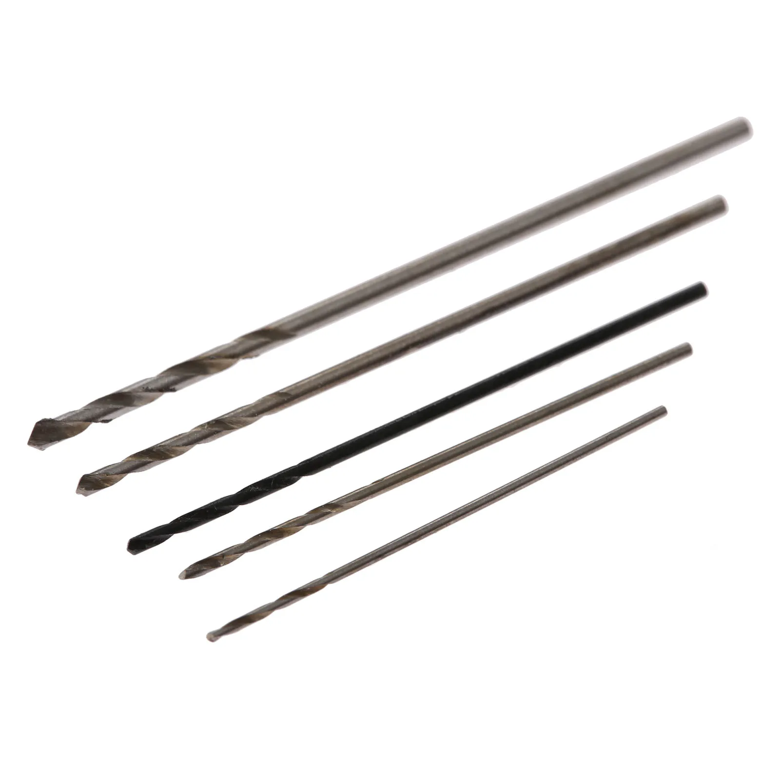 50 pçs torção broca bits hss conjunto de broca 0.5/0.6/0.7/0.8/1mm micro haste reta perfuração de madeira brocas elétricas ferramenta para trabalhar madeira