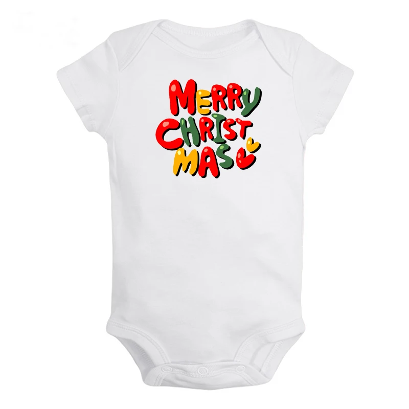 

Santa Claus and reindeer Printed 6-24M Newborn Baby Girl Boys Clothes Short Sleeve Romper Jumpsuit Outfits 100% Cotton