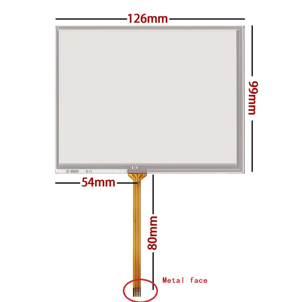 10pcs/lot New 5.6 inch 126mm*100mm Touch screen for TM056KDH01 AT056TN53 V.1 industrial Touch Screen Digitizer Panel