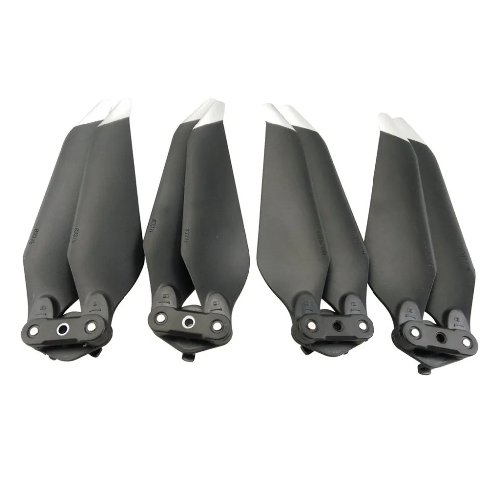 

4PCS Quick Release Noise Reduction Foldable Propeller Quadcopter UAV Accessories for 8331 DJI mavic + Black