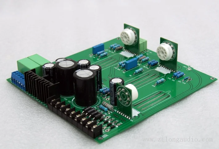 12AX7 + 12AU7 ( JJ ECC82 )+ 6Z4 ламповый предусилитель платы предусилителя
