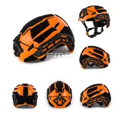 FMA Sports  Caiman Ballistic Helmet Orange Climbing Helmet