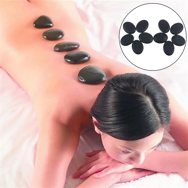 2pcs/6pcs/8pcs/10PCS Beauty Stones Massage Spa Rock Basalt Stone Lava Natural Stone Hot Sale