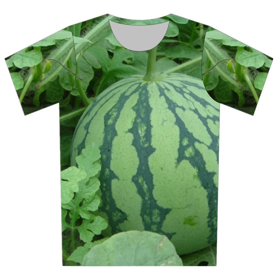 2022 Summer Children New Style 3D T-Shirt Creative Watermelon Galaxy Cartoon Pattern Print T Shirt Boy Girl Cool Clothes Tees