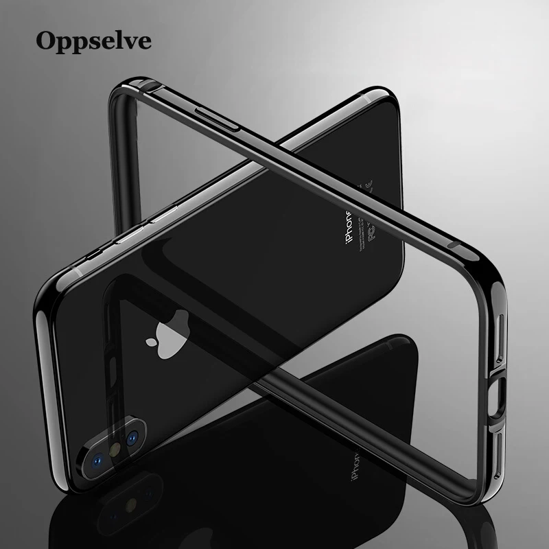 Bumper Case For iPhone Xs Xr 8 7 6 6s Plus Coque Aluminum Frame Cover For iPhone 13 11 12 Pro Max SE Protective Border Capinhas