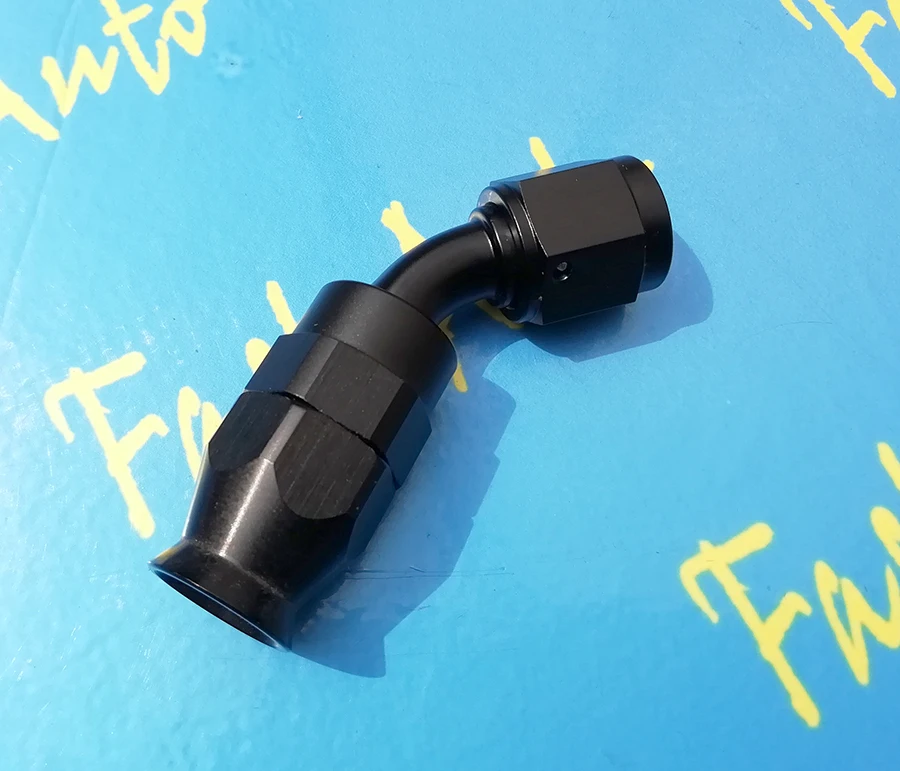 reusable AN -6 AN6 -6an Fittings Adaptor PTFE  45 degree 45degree Swivel Hose End fitting