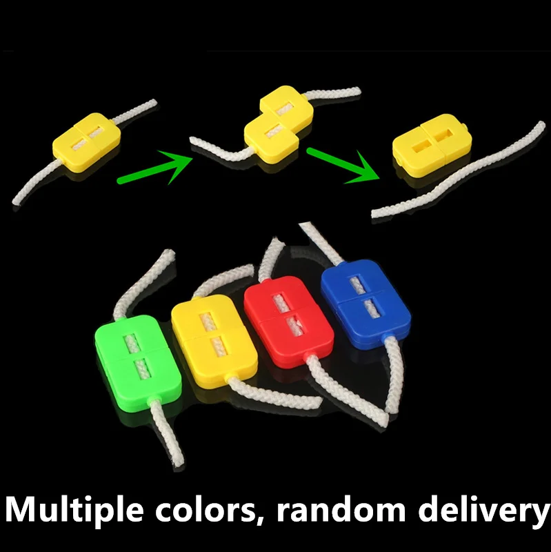 Cuerda rota para restauración, en primer plano truco de magia, novedad, juguete mágico, regalo, broma fácil de operar, 1 unidad
