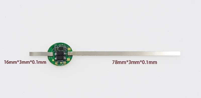 10 sztuk 18650 ochrona baterii obwodu drukowanego, został spawany pas niklu. 18650 dwa MOS płyta ochronna PCB + darmowa wysyłka