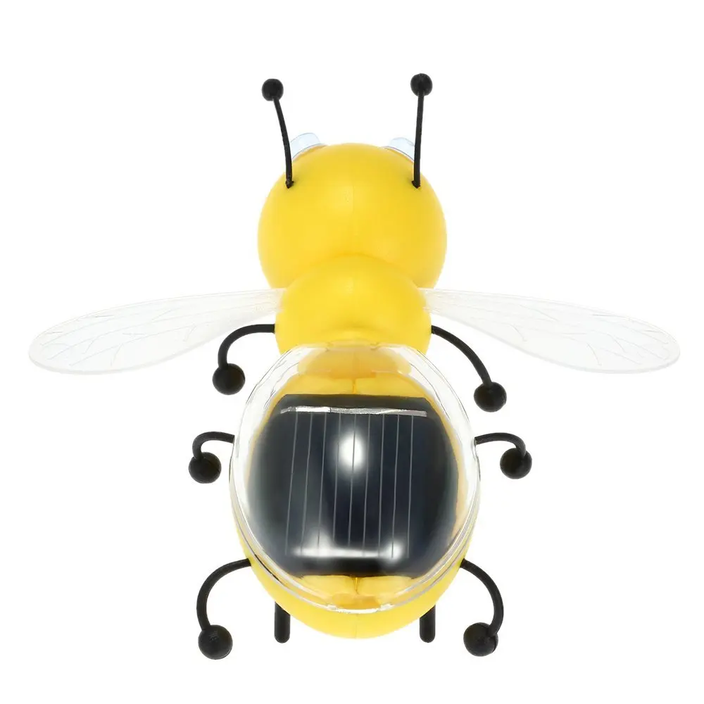 EBOYU Cute Solar Bee Solar Powered Bee Solar Toy Children's Educational Toy