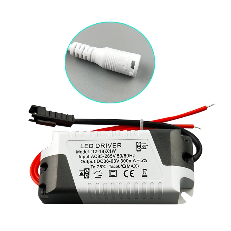 3W-36W LED Driver 85-265V 300mA Light Transformer Constant Current Power Supply Adapter for Led Lamps Strip Lighting