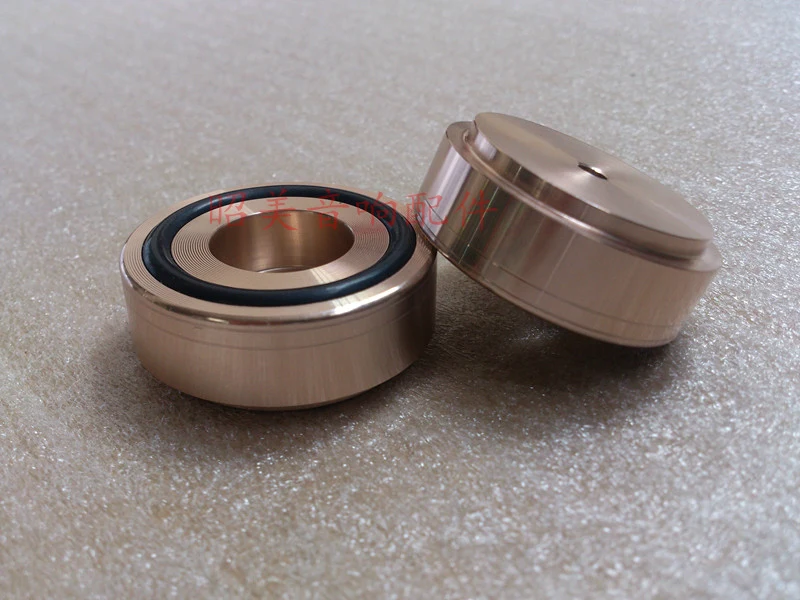 4ピース44*17オーディオすべてのアルミパワーアンプ足デバイスショックアブソーバーフットレストショックアブソーバー表示feets c