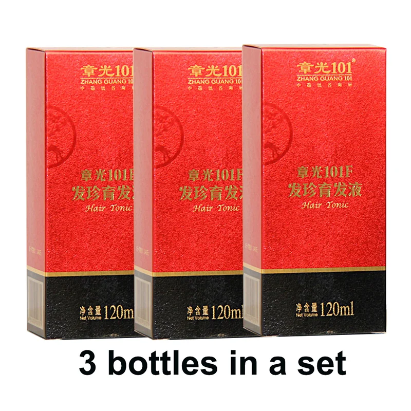 

World famous Zhang Guang 101F formula (nurturing hair tonic) 3X120ml Chinese medicine therapy anti hair loss hair treatment