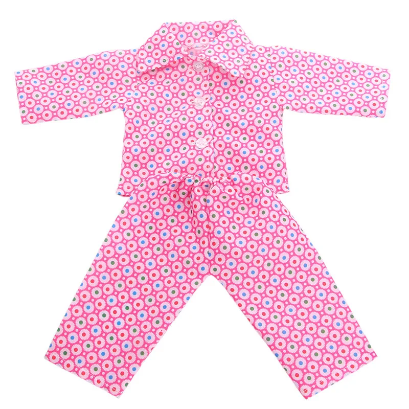 

New style high quality pajamas For 18 inch doll/ 43cm New Zaps for Chridren birthday Gift